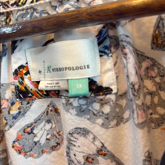 Anthropologie Multicolor Butterfly Somerset Dress - Picture 3 of 7